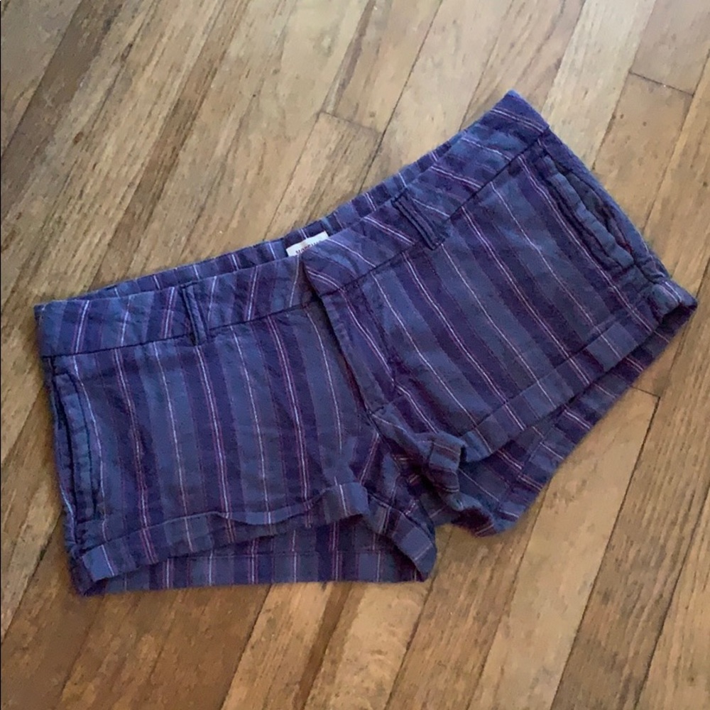 Mossimo Striped & Cuffed Shorts Sz 11